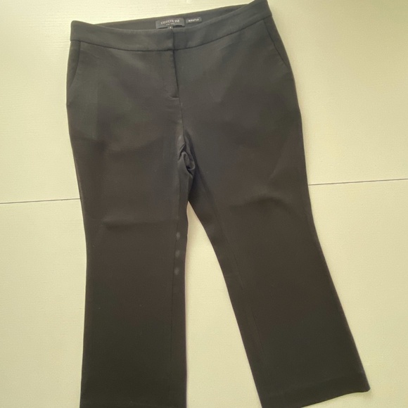 Lafayette 148 Manhattan Crop Pants Trousers Black Size 4 - Picture 6 of 13